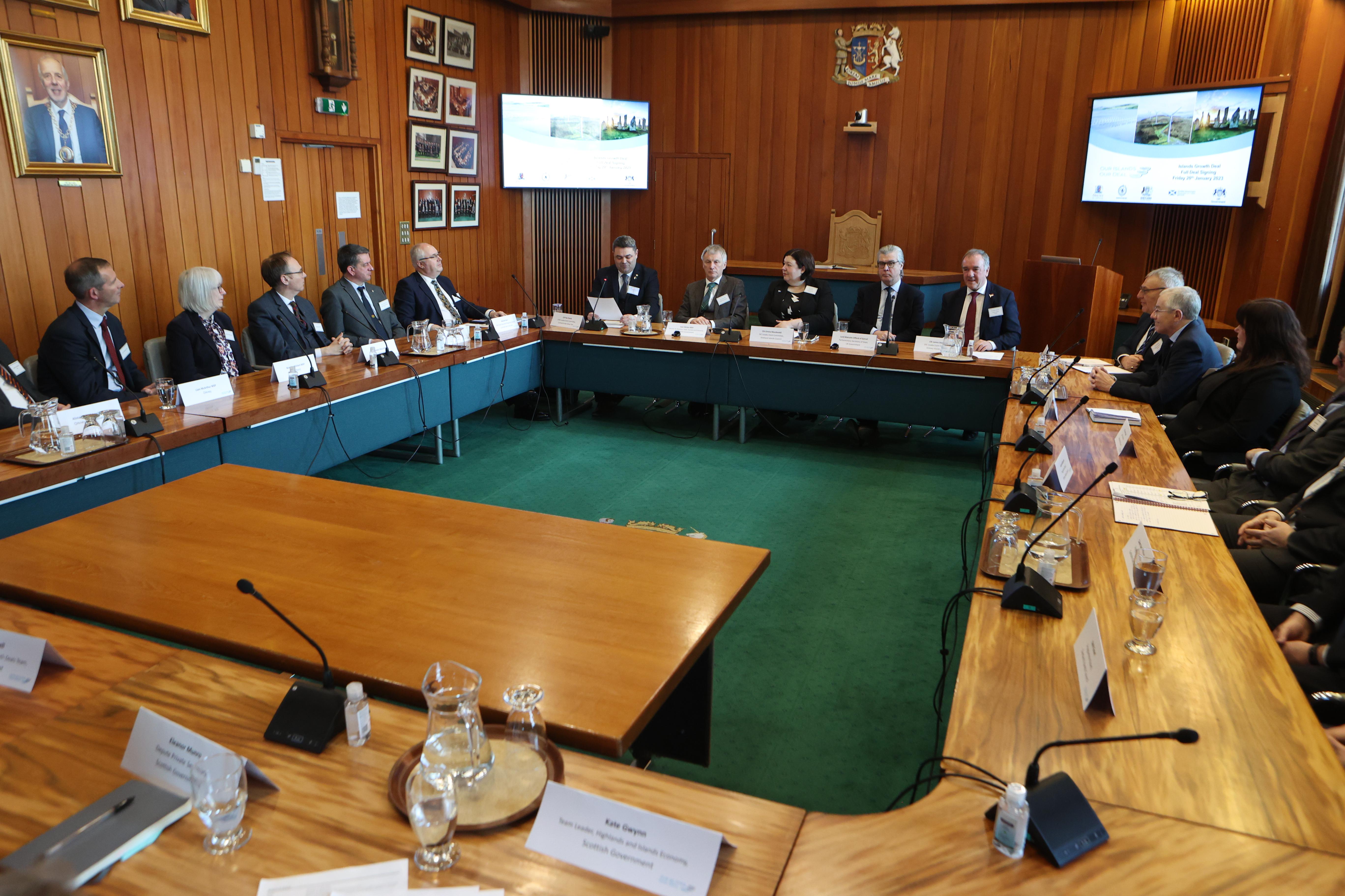 Islands Deal Signing