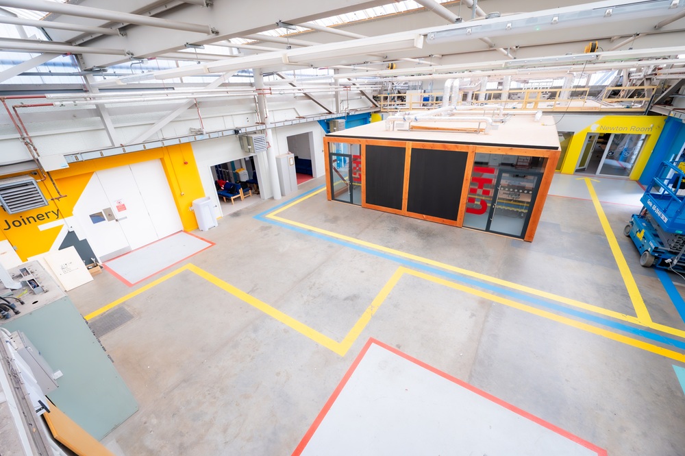 Aerial view of the new centre